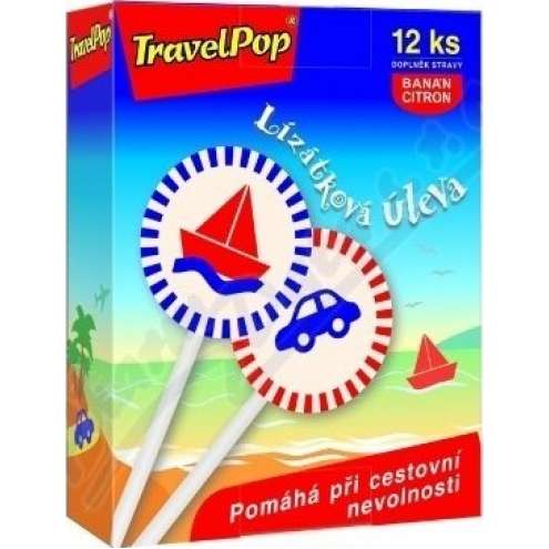 VITAHARMONY TravelPop při cestovní nevolnosti - TravelPop for motion sickness 12 pcs